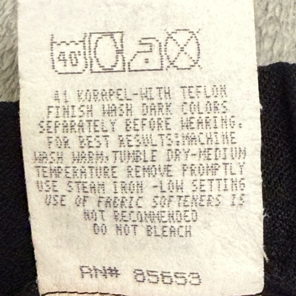 NWT Vintage Napa Studio Black Wool Crepe Trousers – Size 10 Petite, Washable - Picture 10 of 15